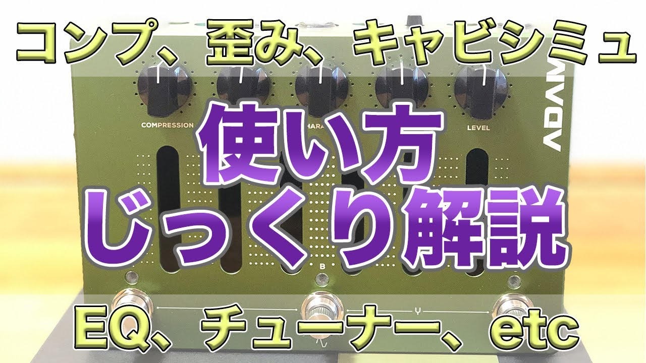 Equipment Review] A detailed explanation of how to use Darkglass