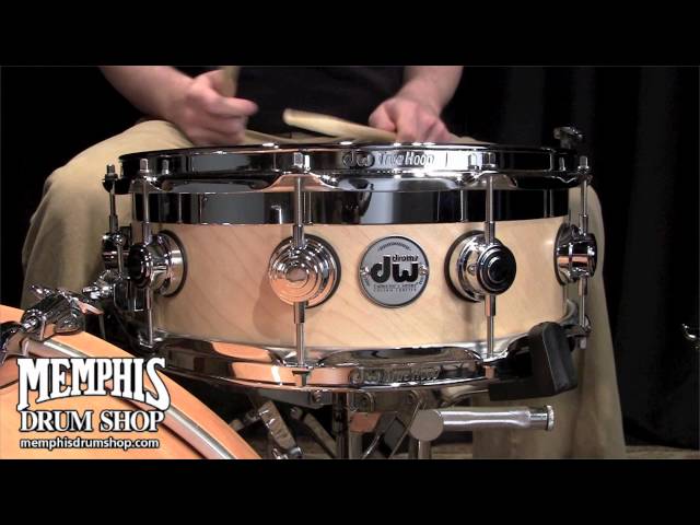 DW 14 x 5 Collector's Series Top Edge Snare Drum with MAG Throwoff