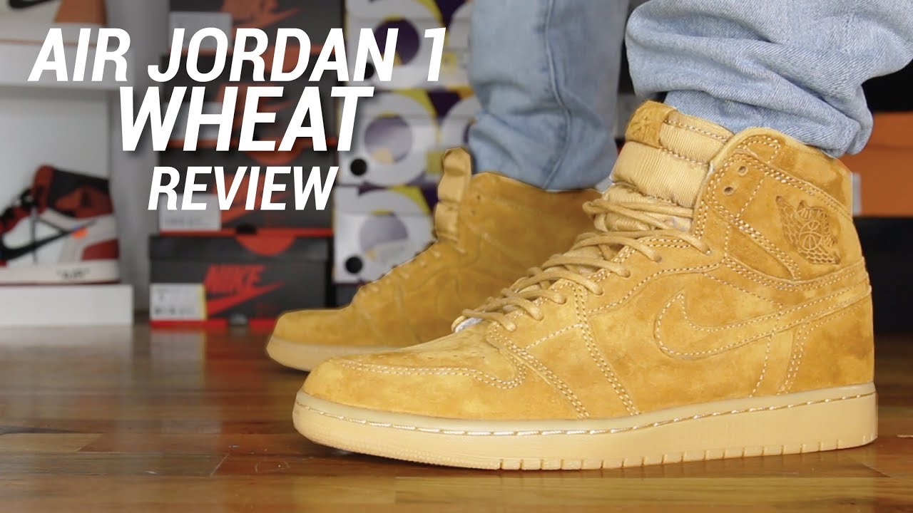 AIR JORDAN 1 WHEAT REVIEW - YouTube