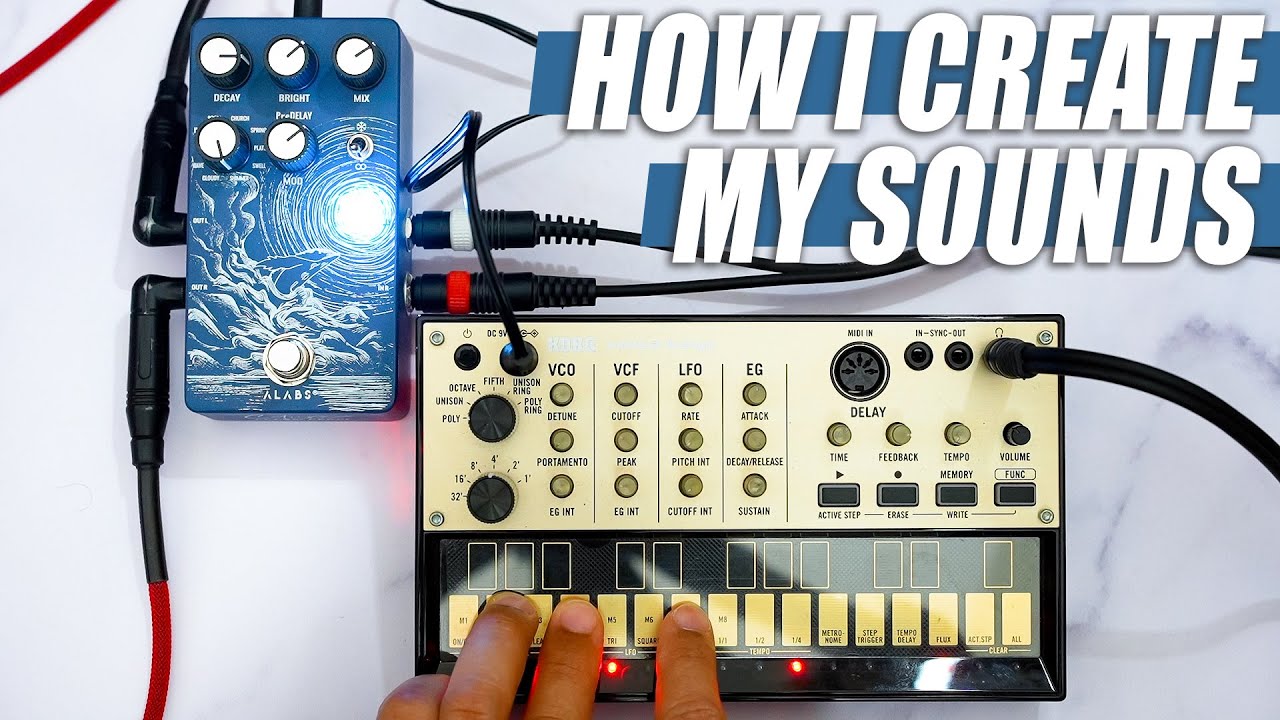 KORG Volca Keys // How I Create My Sounds [+ Alabs Cetus Reverb