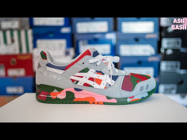 Review | Comme des Garçons SHIRT x Asics Gel Lyte iii | Ash Bash