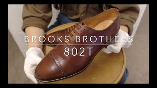 ブルックス ブラザーズ 802T パンチドキャップトゥ メレーゼ ブラウン