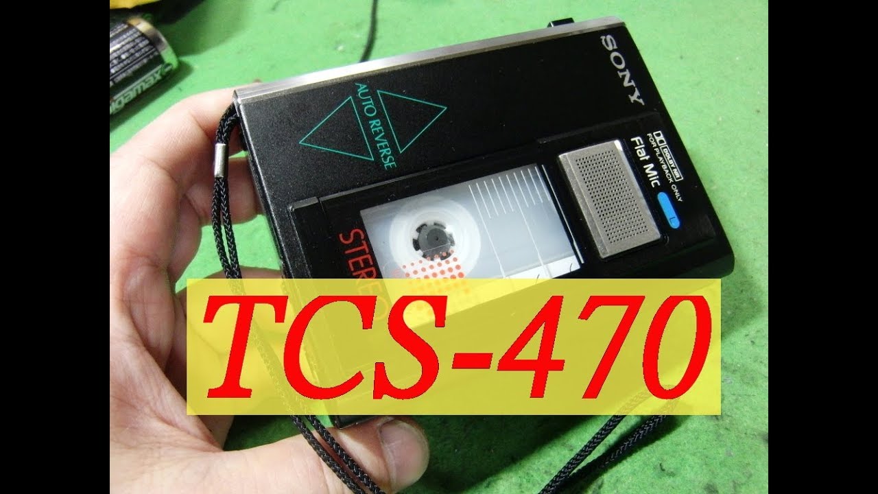 SONY ステレオカセットレコーダー TCS-470が直りました - YouTube