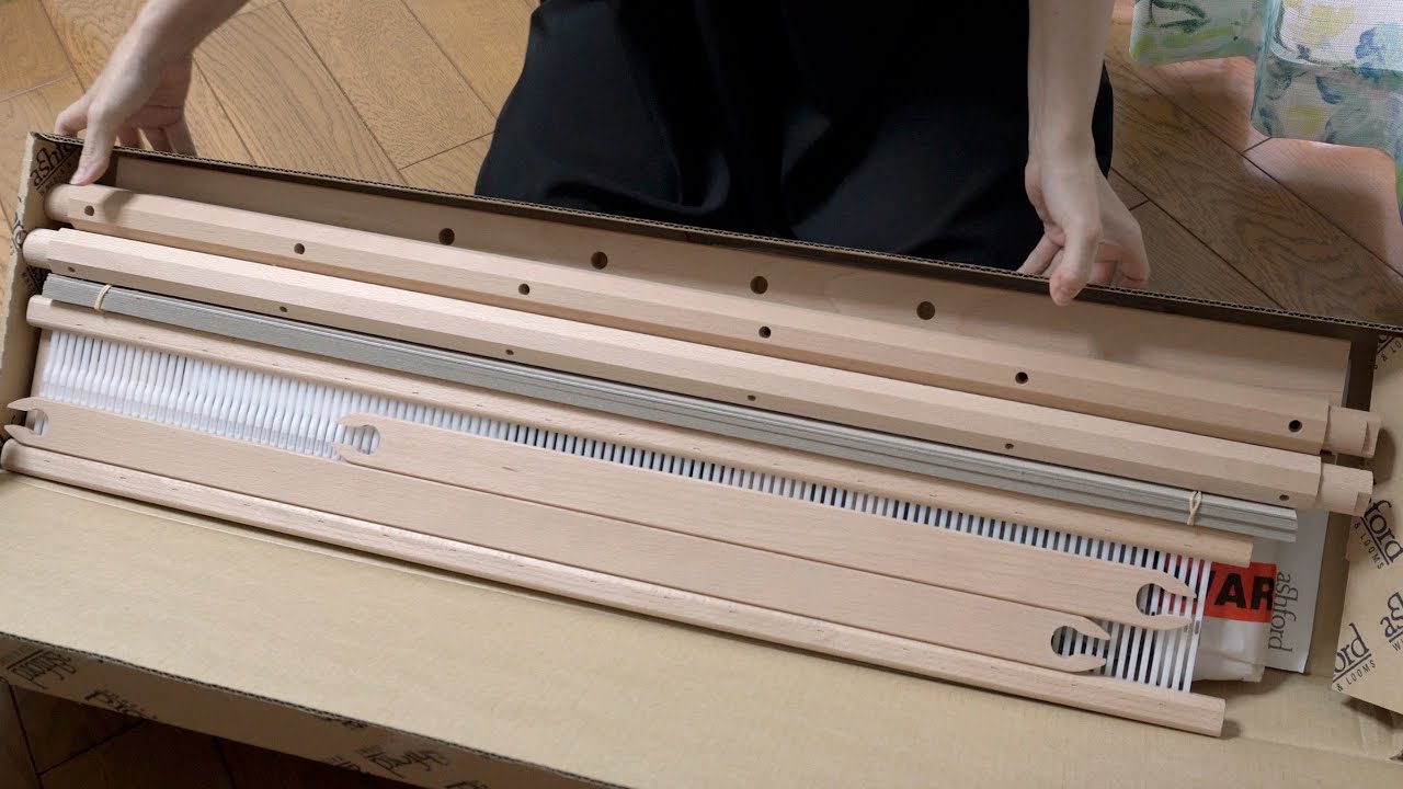 NEW卓上織り機！アシュフォード80cmを組み立てます。 - YouTube