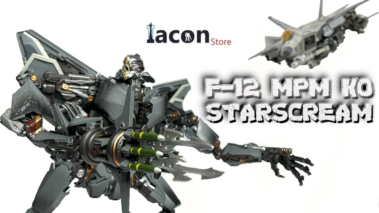 ENG SUB] Metal Deformation F-12 Starscream Unboxing & Review - YouTube