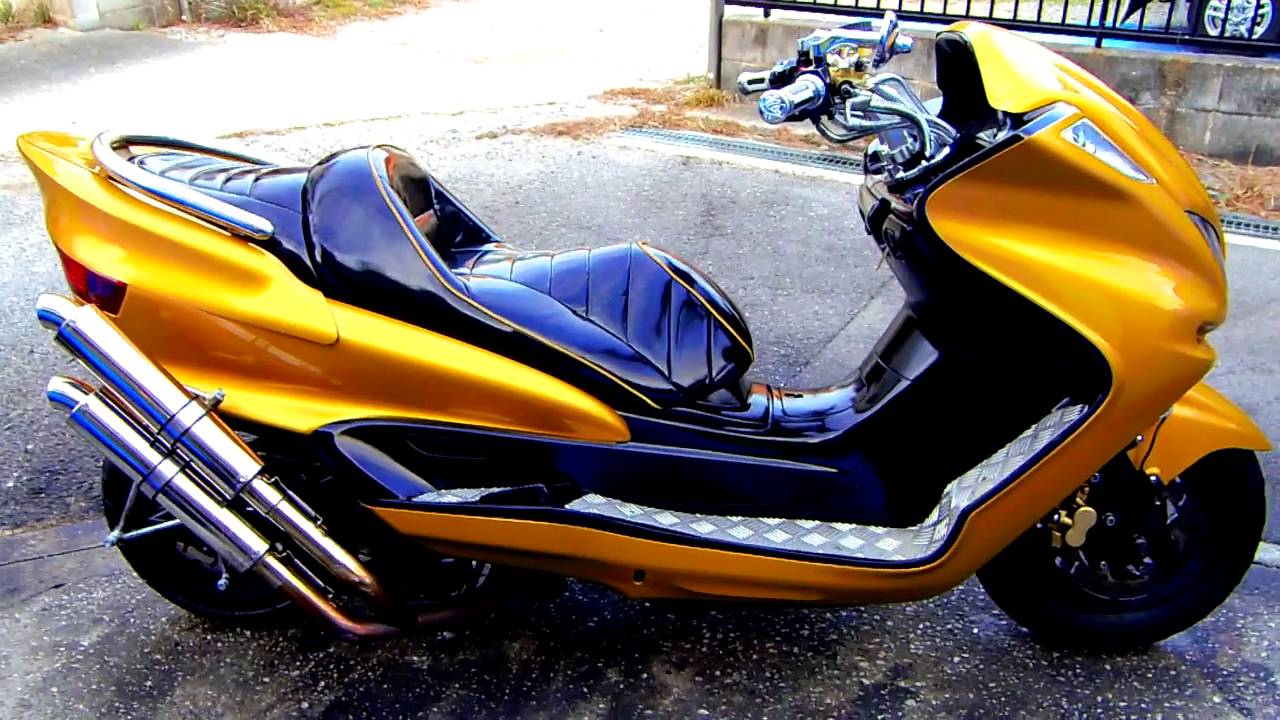 ☆マジェスティ 250 cc☆コンプリートカスタム☆メッチャ綺麗☆ - YouTube
