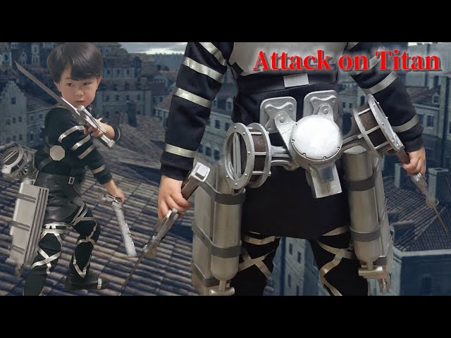 進撃の巨人】子供用新型立体機動装置メイキング(リヴァイ仕様