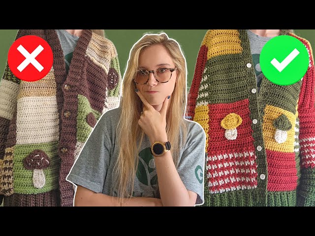 The RIGHT way to Crochet a Patchwork Cardigan (Tutorial) - YouTube