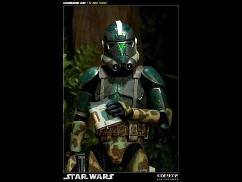 Star Wars Commander Gree Sideshow 12 Inch HD Action Figure Review