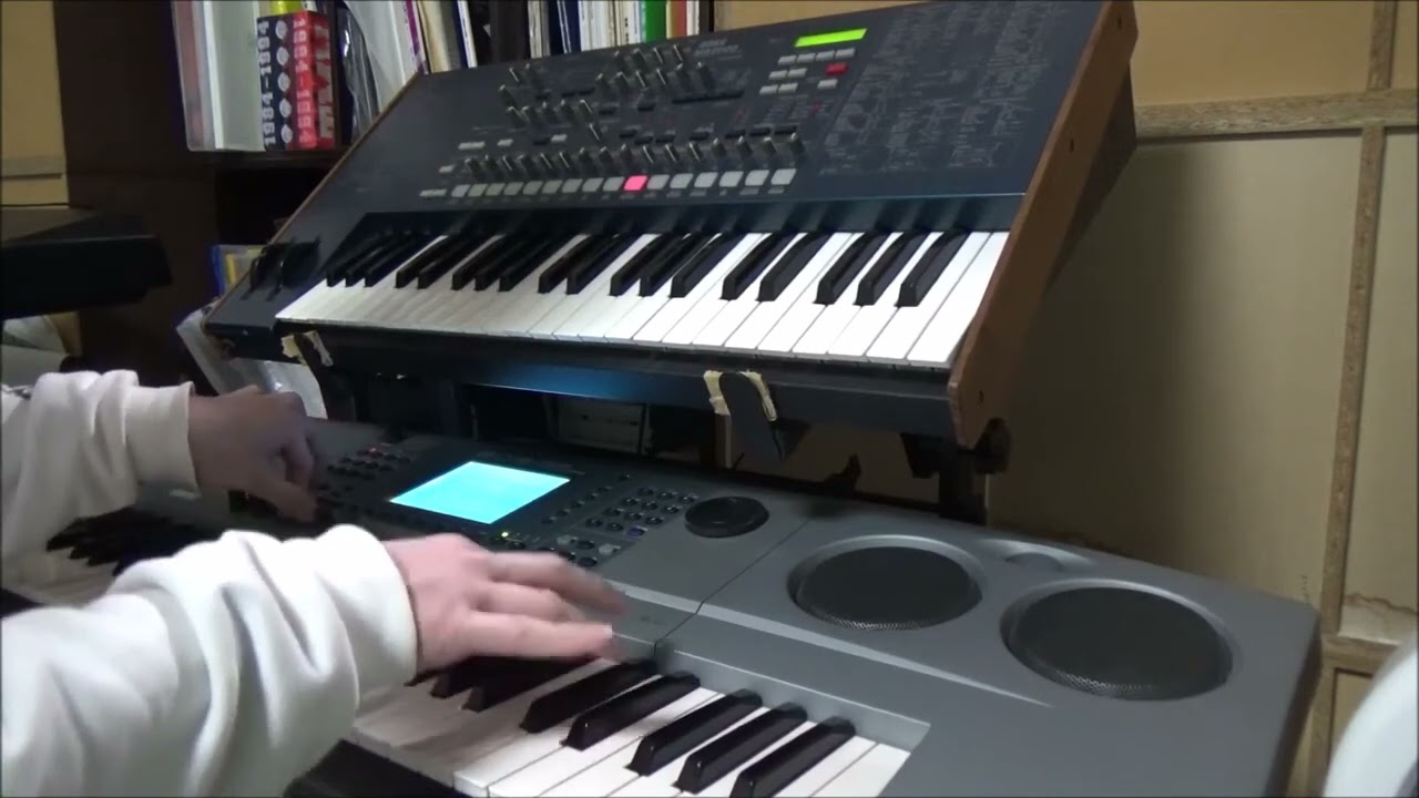 YAMAHA EOS B2000)と(KORG MS2000)を使ってGetWildを自由に打ち込んで