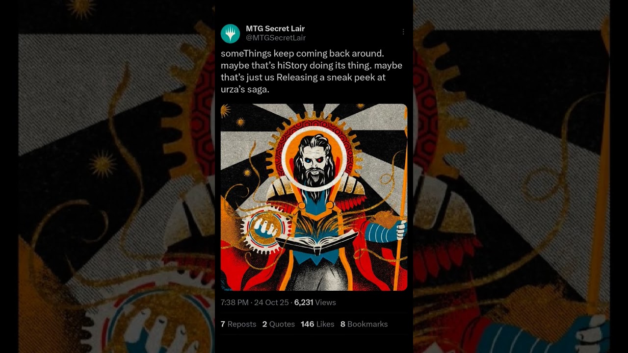 Urza's Saga revealed to be the U card in the Secret Lair