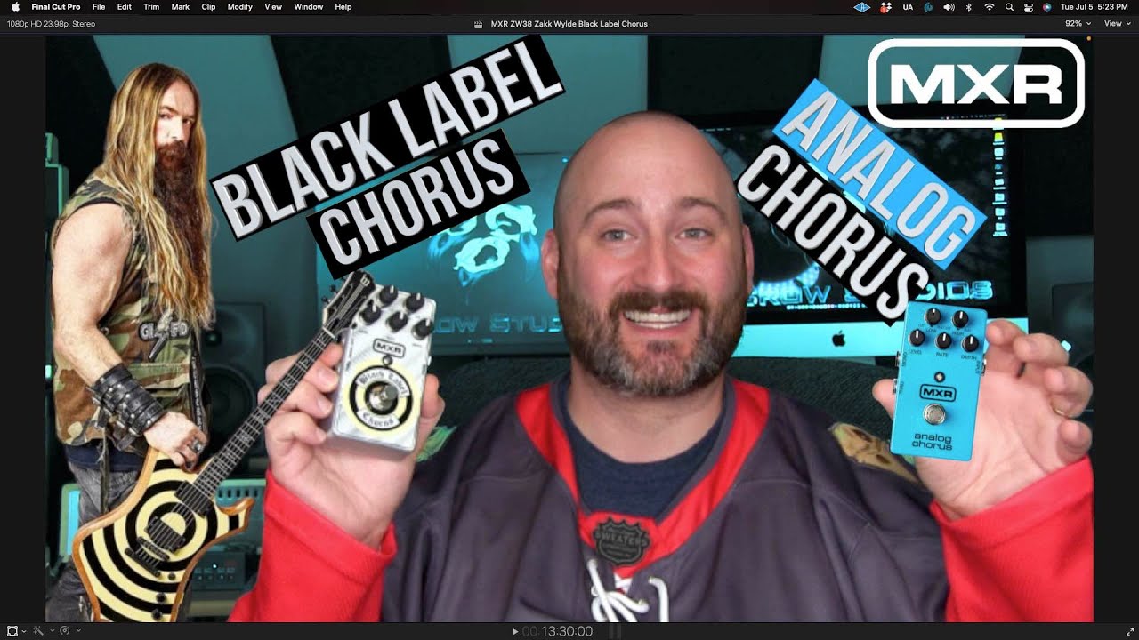 MXR ZW38 Zakk Wylde Signature Series Black Label Chorus Aka MXR