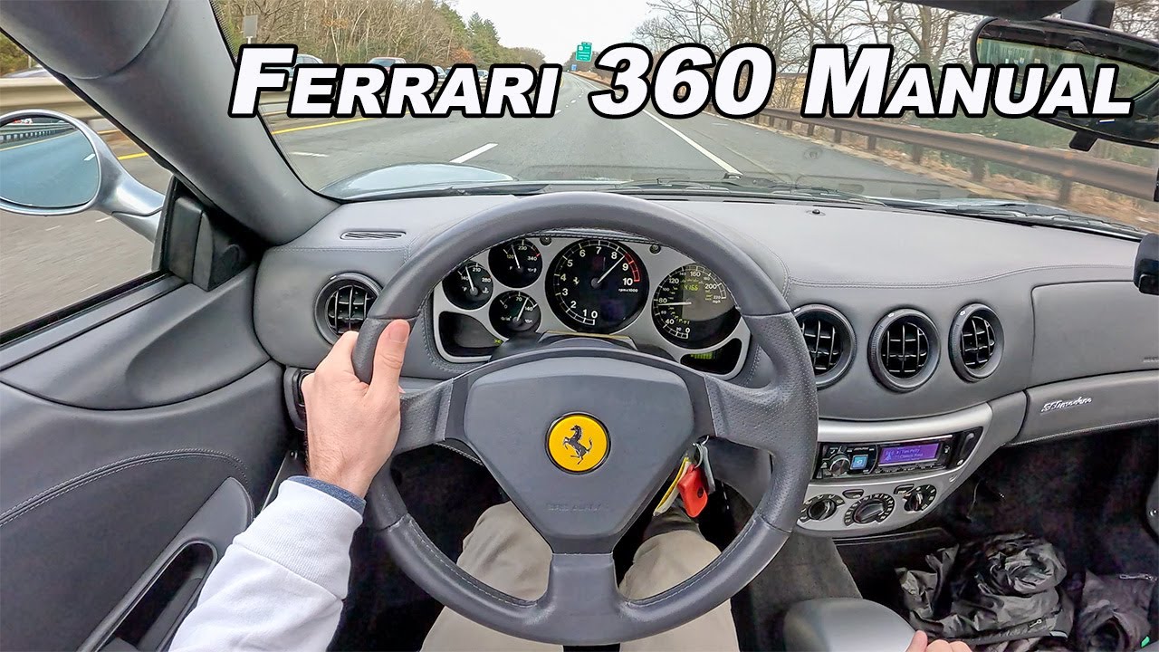2004 Ferrari 360 Modena Gated Manual - Driving The 8500 RPM V8 To