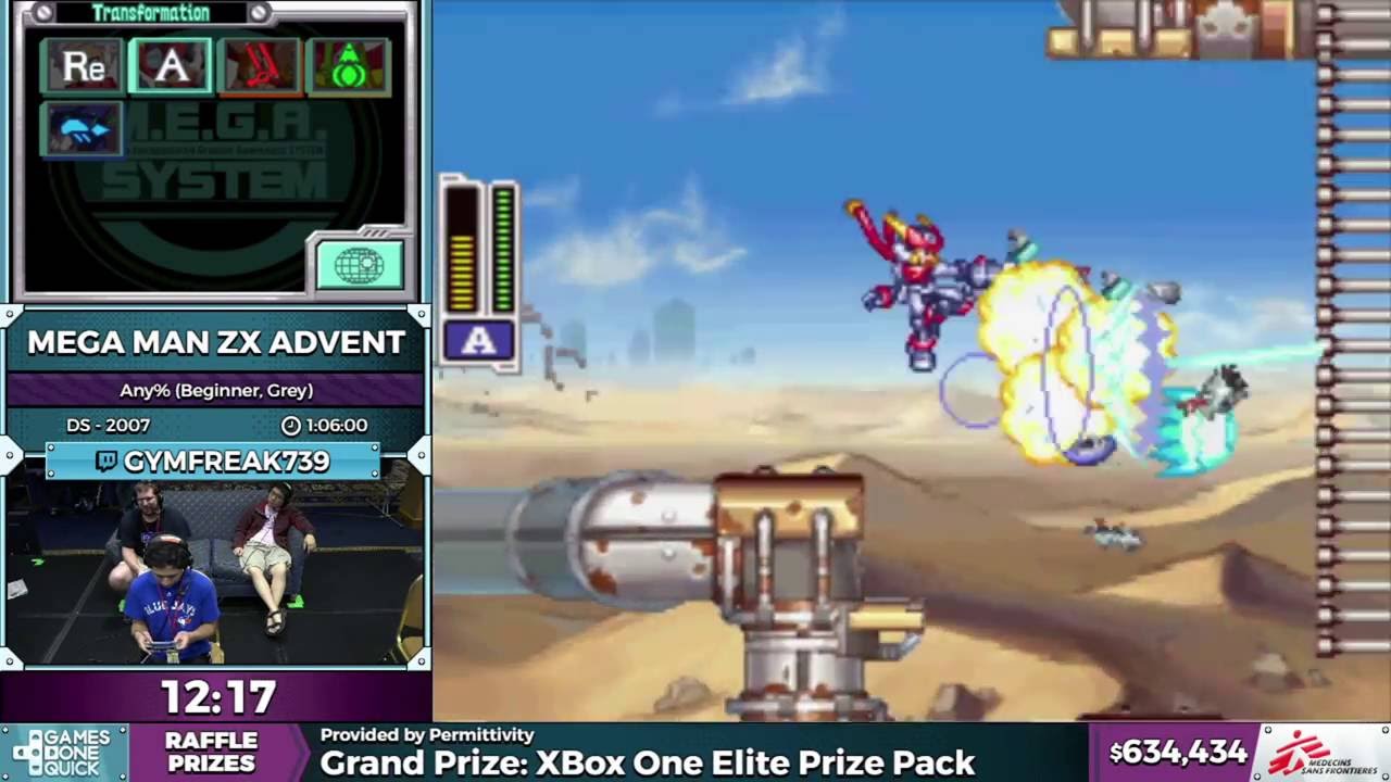 Mega Man ZX Advent by Gymfreak739 in 56:47 - SGDQ 2016 - Part 156