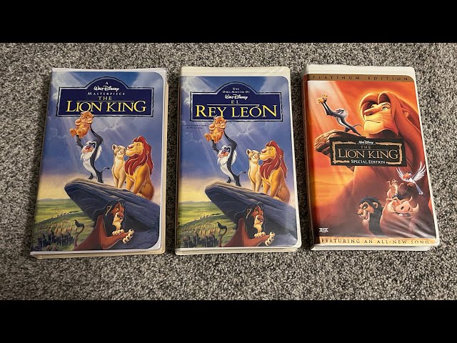 The Lion King (1994) VHS Overview (2025 Edition) - YouTube