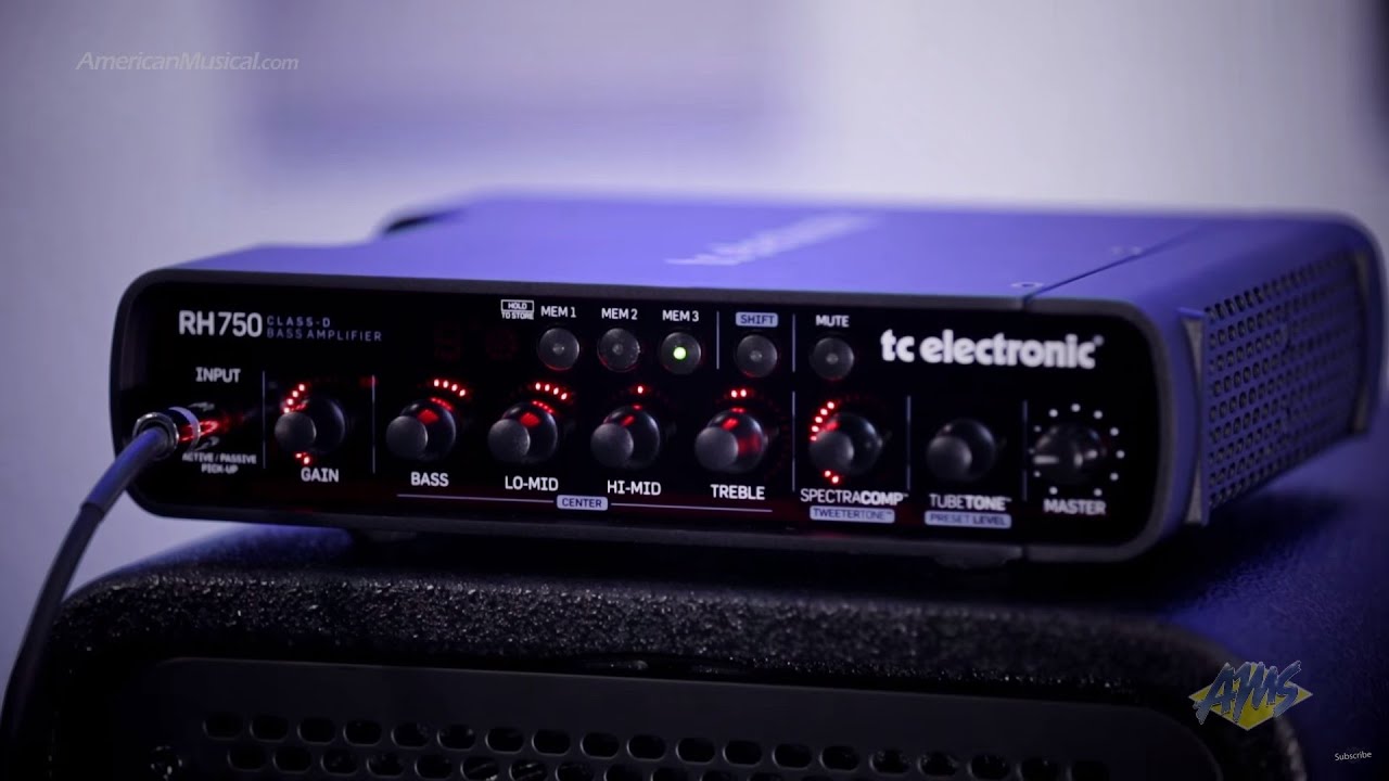 TC Electronic RH750 Bass Guitar Amplifier Head - TC Electronic