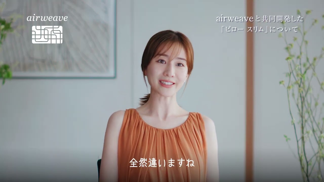 airweave pillow slim “みな実のまくら” | airweave（エアウィーヴ