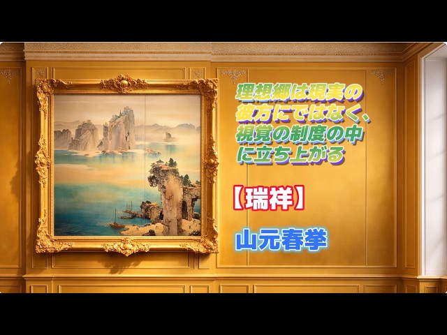 Art Appreciation No. 1618: Yamamoto Shunkyo [Auspicious Sign