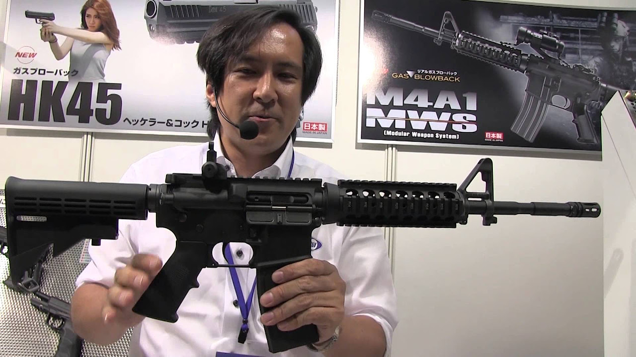 東京マルイ M4A1 MWS ガスブローバック GBB Airsoft - YouTube