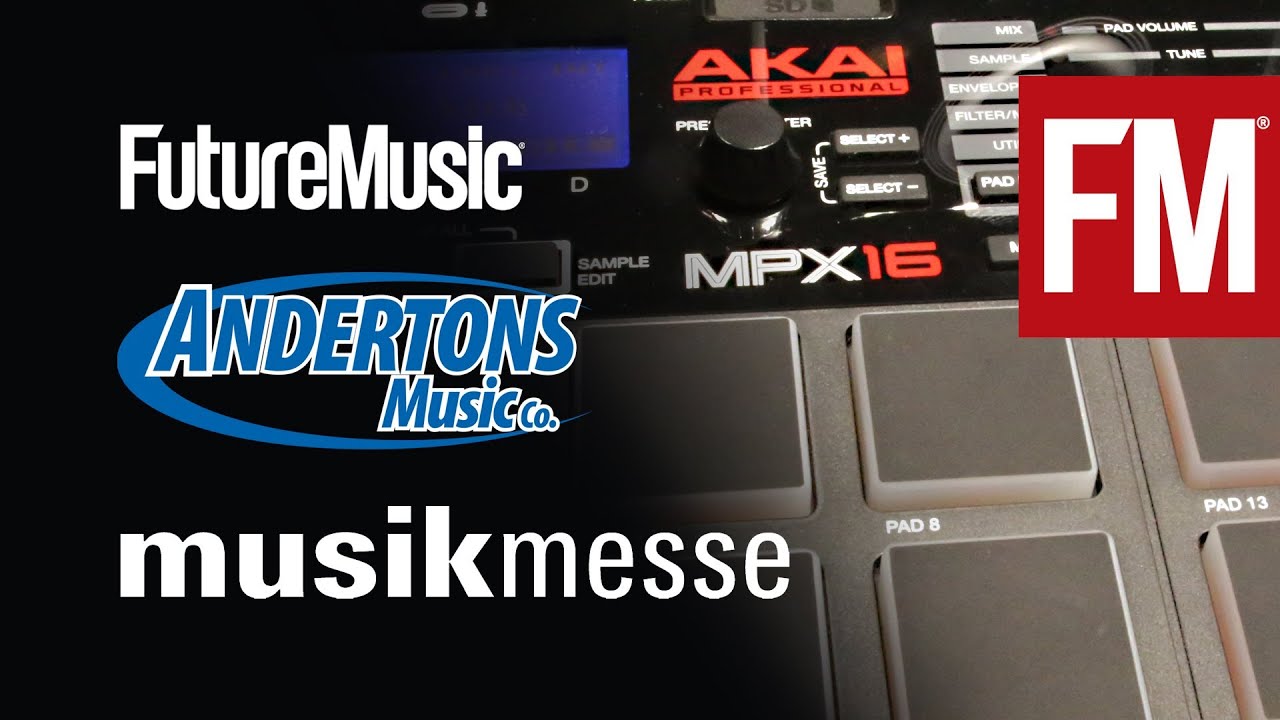 MESSE 2014: AKAI MPX16 - YouTube