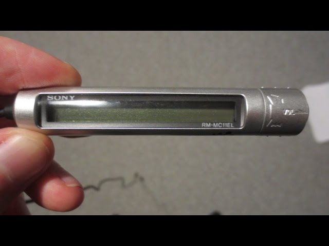 Sony RM-MC11EL Minidisc Remote Control - YouTube