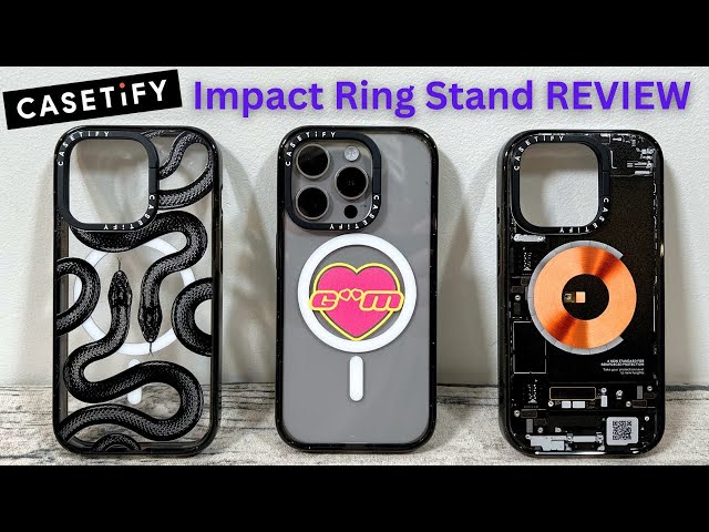 CASETiFY Impact Ring Stand Case + Impact HD Screen Protector