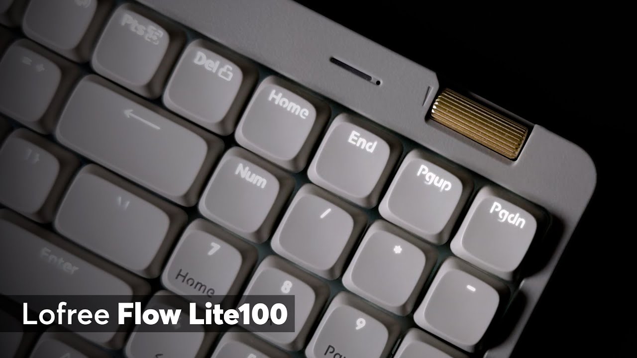 Lofree Flow Lite100 Keyboard Sound Test | Better Than the Original