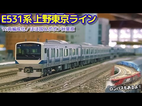 Nゲージ】E531系15両編成化､そしてささやかな？運転会＆秋葉原へ