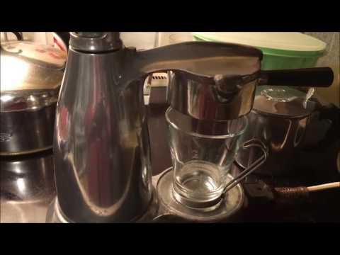 Vintage Vesuviana Expresso Machine - YouTube