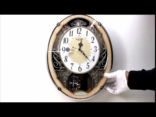 リズム時計 スモールワールド 電波掛け時計 スモールワールドクラッセ