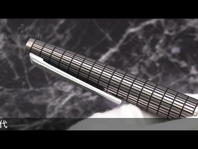 PILOT パイロット 万年筆 エリート ショートタイプ 格子柄 細字 - YouTube