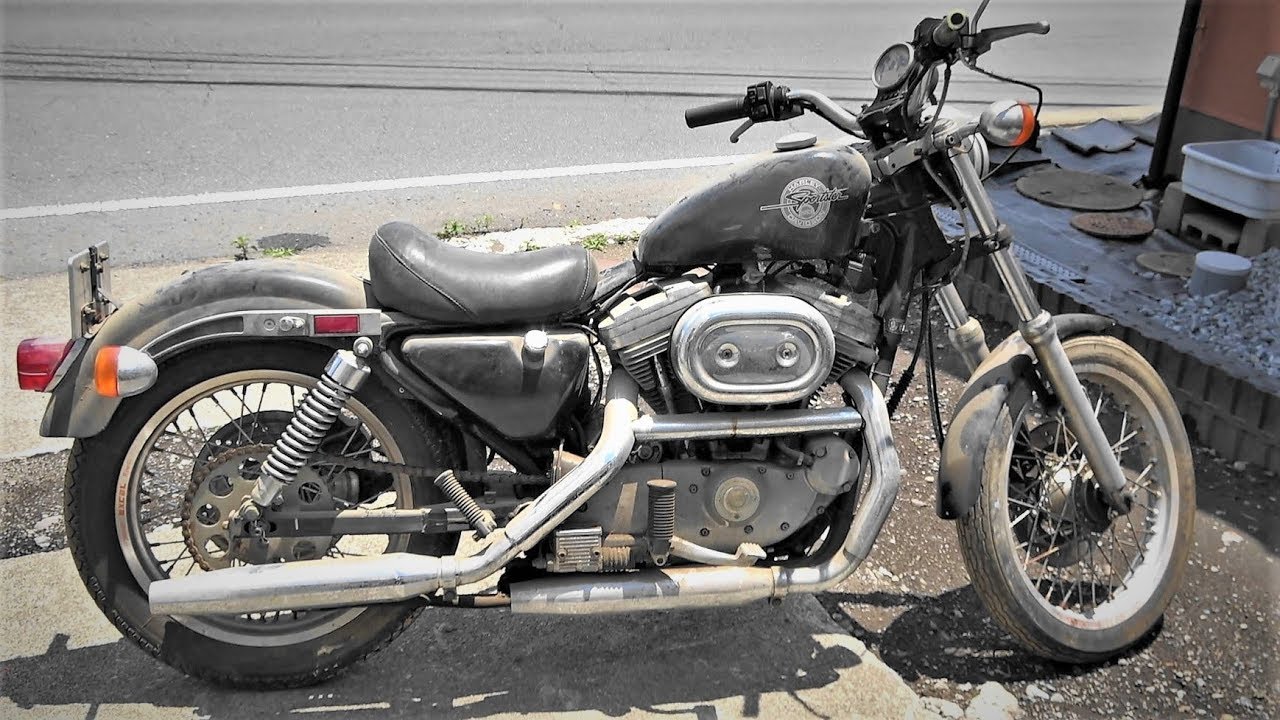 1986 XLH883 I got a Harley from my part-time job! Evo Sportster