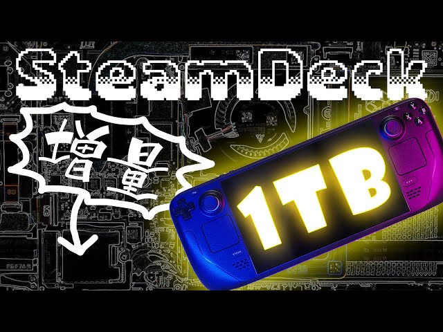 SteamDeck容量アップ術！SSDを1TBに換装 - YouTube