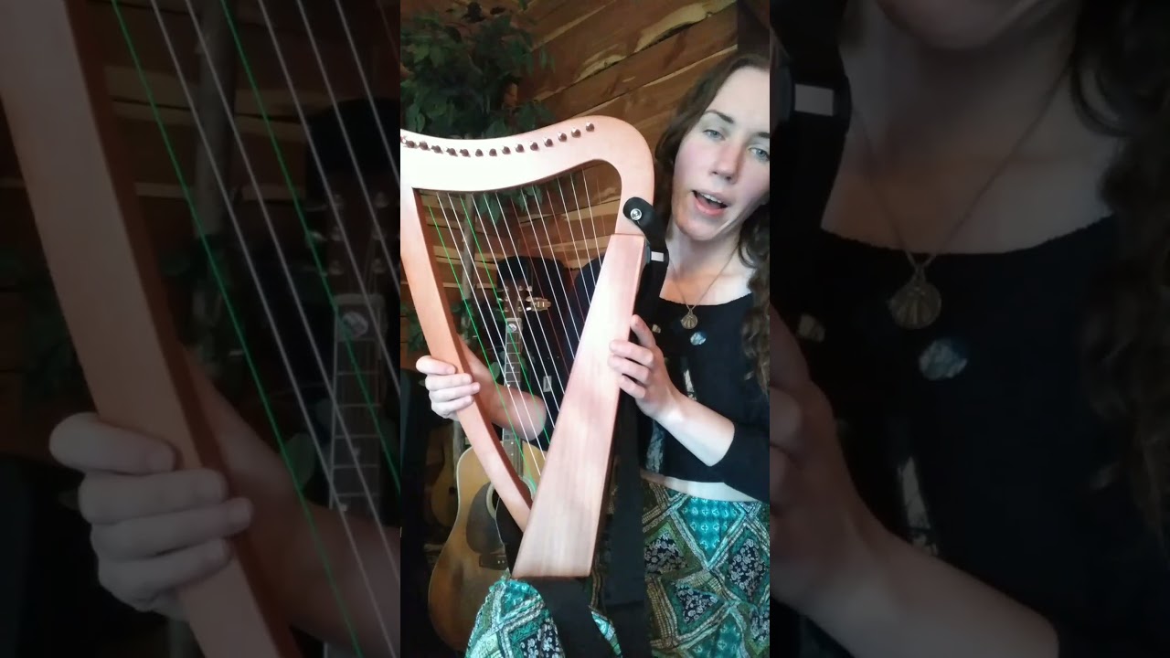 Aklot 15 String Lap Harp COMPLETE BEGINNER REVIEW - YouTube