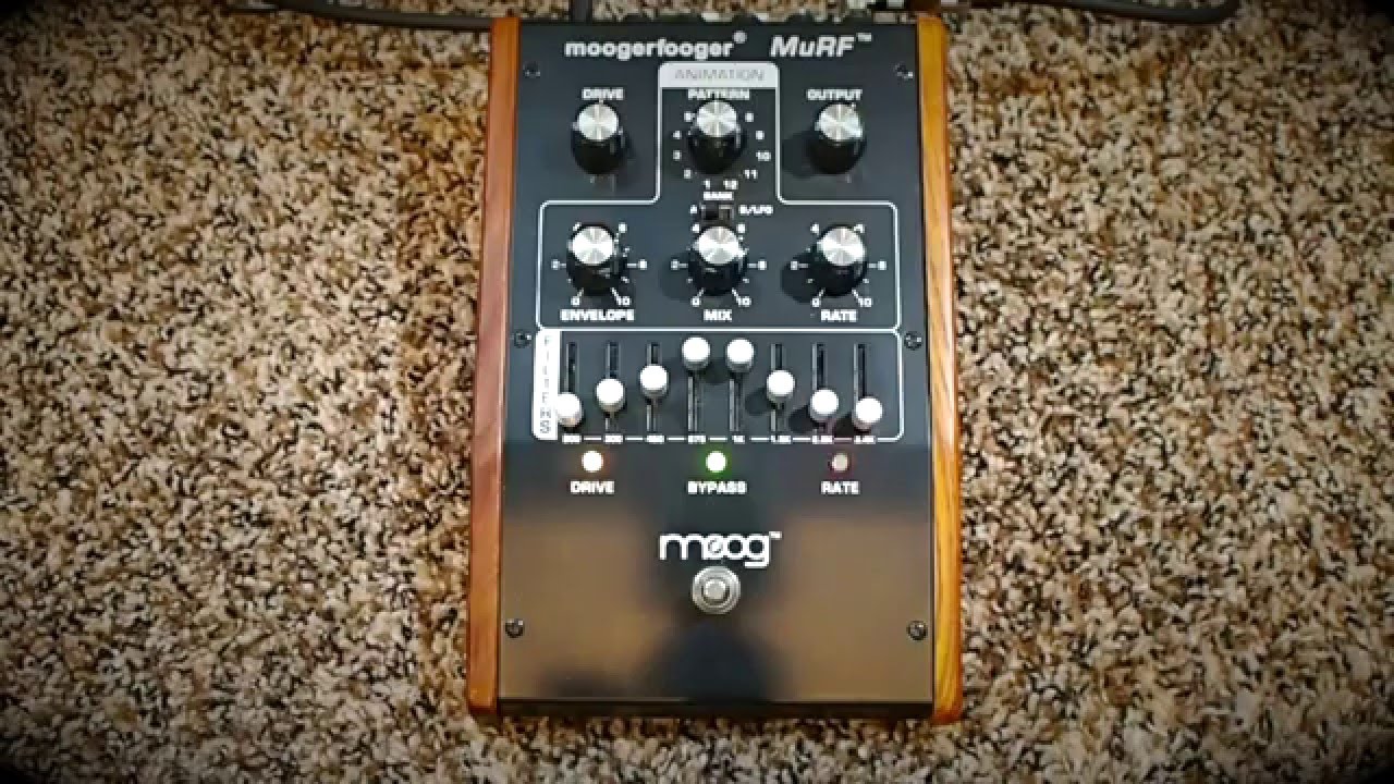 Moog Moogerfooger MF-105 MuRF Demo - YouTube