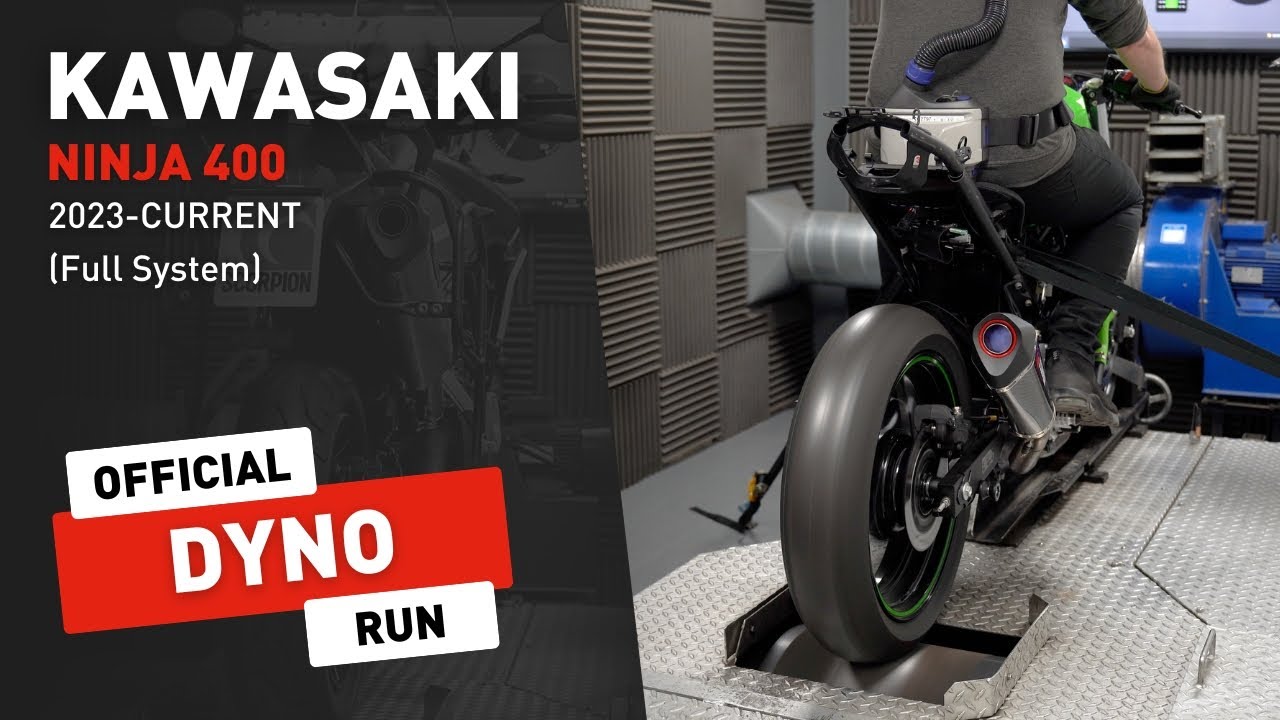 Kawasaki Ninja 400 Scorpion Exhaust Dyno Run - YouTube