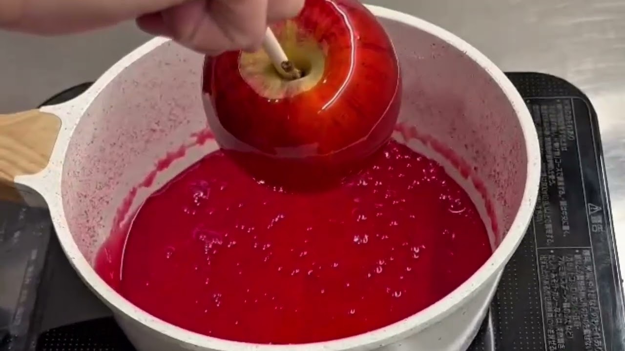 パリッとジューシーな本格りんご飴【プレーン3個セット】 | amenone