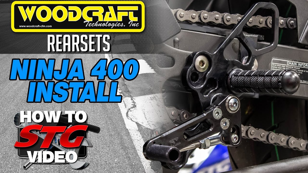 Woodcraft Kawasaki Ninja 500 2024-2025 Rearsets