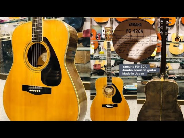 Yamaha FG-420A Jumbo acoustic guitar ( Wilson's music instruments