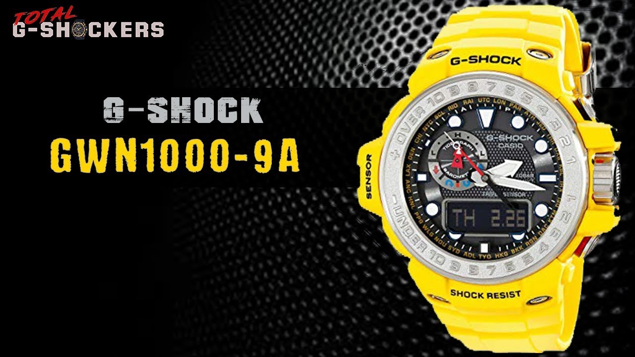 Casio G-SHOCK Gulfmaster GWN1000-9A | G Shock Yellow Gulfmaster