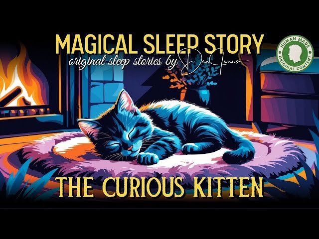 🐈 The Curious Kitten 💤 Bedtime Story | Dan Jones Sleep Stories