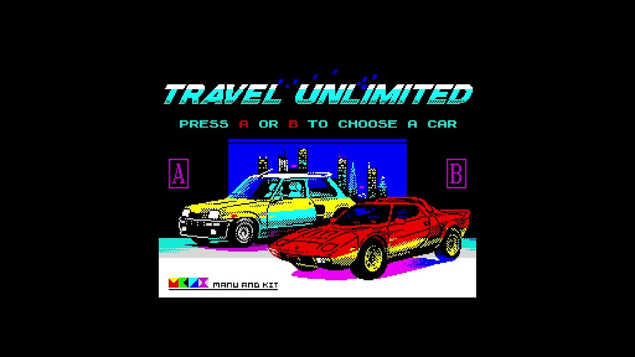 Travel Unlimited : Homebrew from 2025 - on the ZX Spectrum 128K