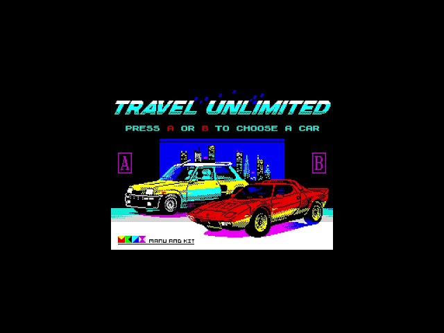 Travel Unlimited. [ZX Spectrum 128k - MANU & KIT]. (2025). Full