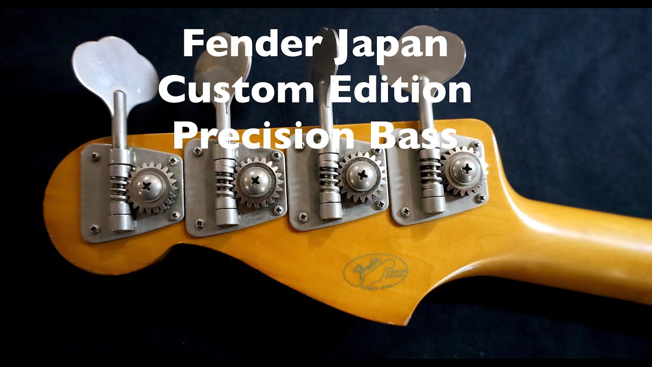 Fender Japan Custom Edition Precision Bass - YouTube