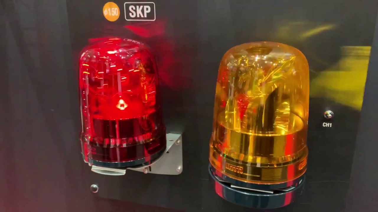 パトライト(PATLITE) LED回転灯 SKP-M2J AC100～240V Ф150 ケーブル