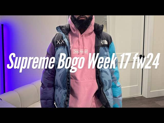 Supreme Box logo Pickup Vlog Week 17 FW24 Hoodie And Beanie Sizing