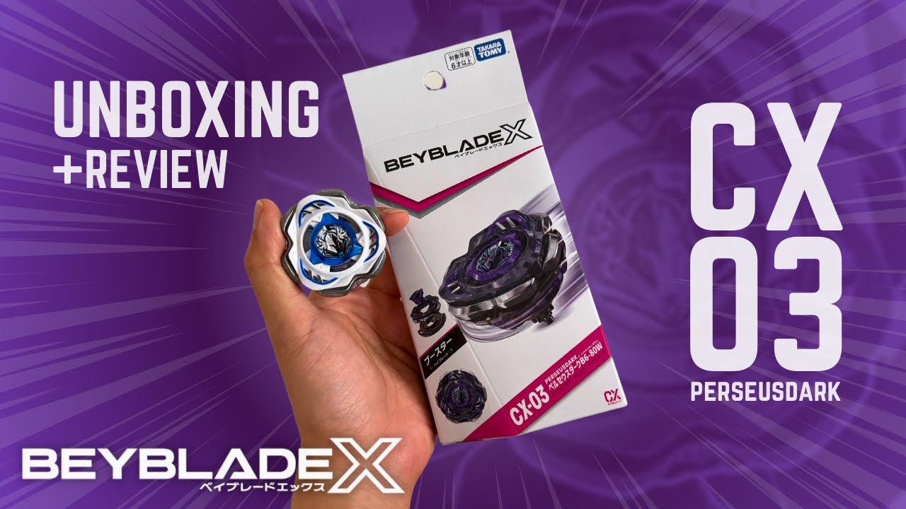 PerseusDark B6-80W CX-03 Unboxing | Beyblade X | ベイブレードX