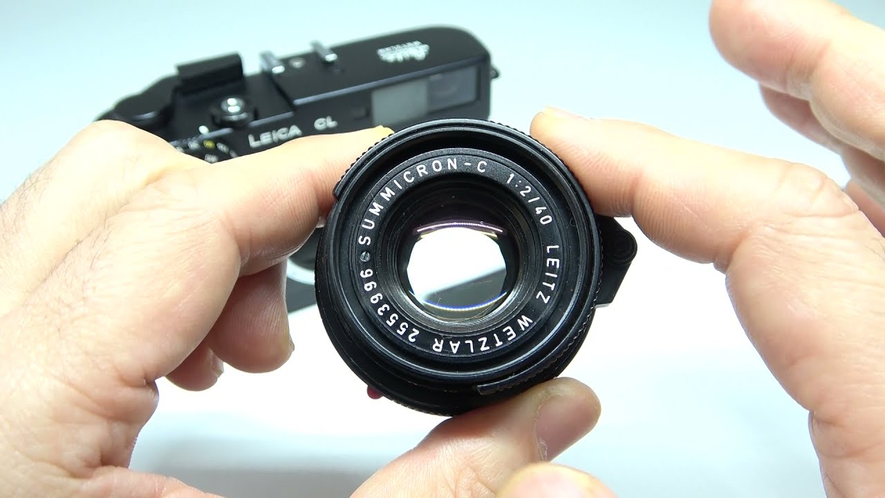 LEICA ライカ CL Summicron-C ズミクロン-C 40mmF2 SET - YouTube