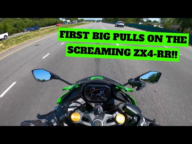 Kawasaki ZX4RR First 10K RPM Pulls - YouTube