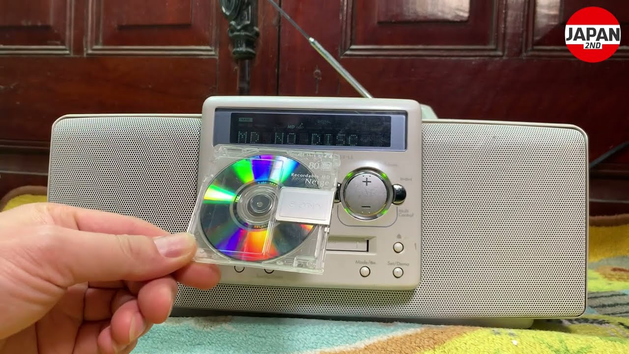 Kenwood MDX-L1-W CD MD Radio Personal Stereo System MDX-L1 White